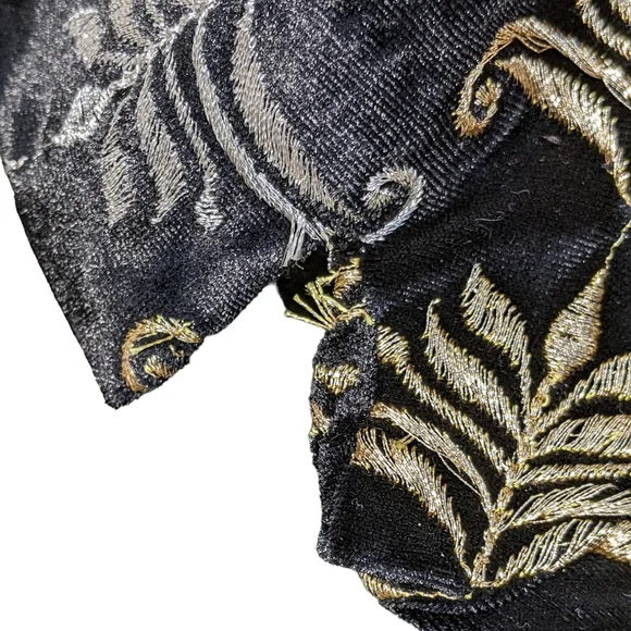 New Frances Valentine Petrie Metallic Embroidered Pants - Picture 8 of 13